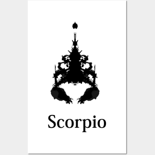 Scorpio Inkblot Test Posters and Art
